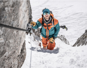 Verankerungen im Schnee